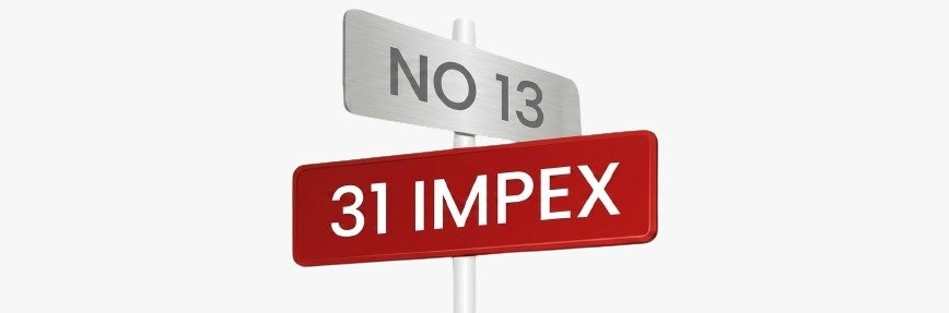 NO 13-31 IMPEX logo